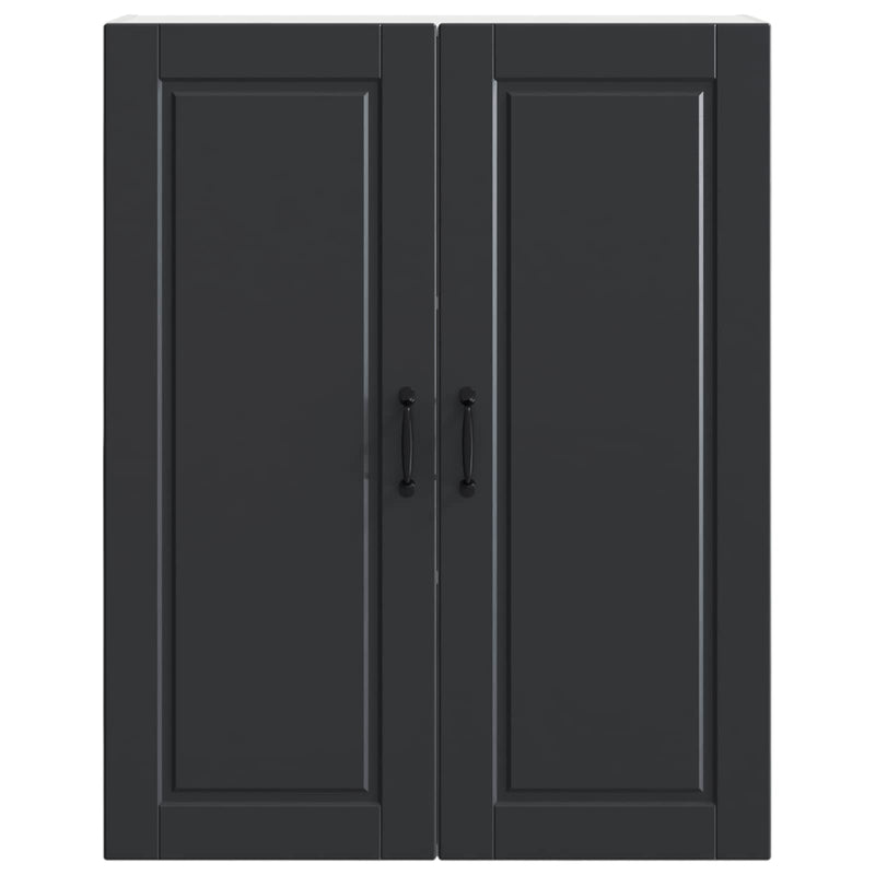 vidaXL Kitchen Cabinet Black 80 x 31 x 100 cm Engineered Wood