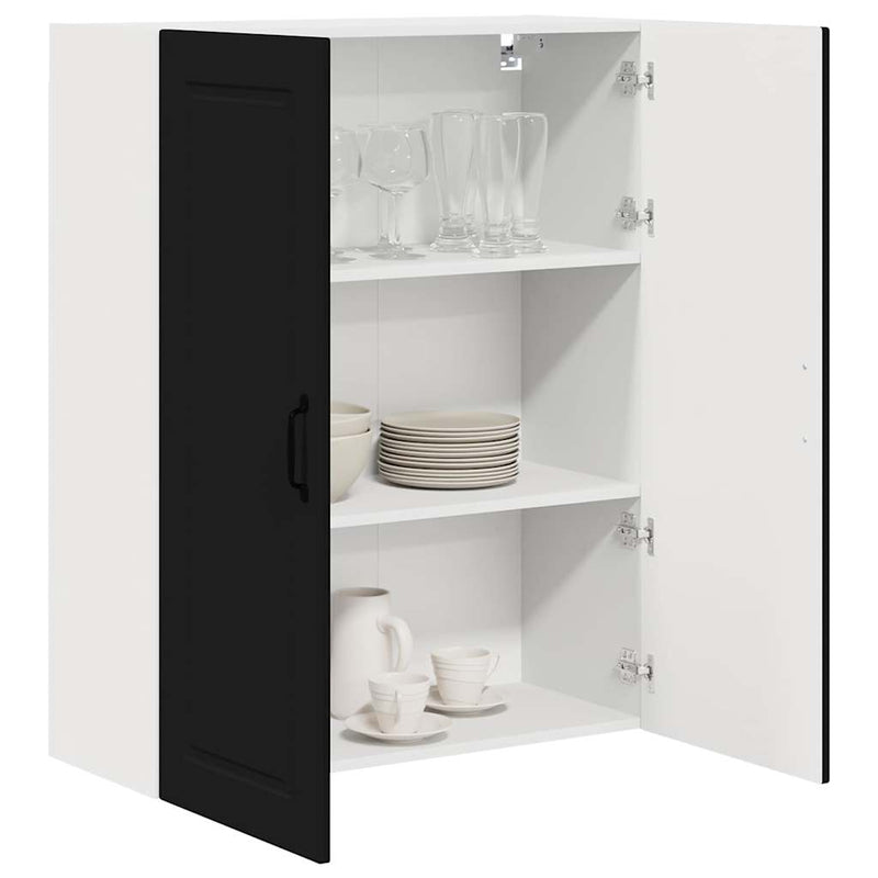 vidaXL Kitchen Cabinet Black 80 x 31 x 100 cm Engineered Wood