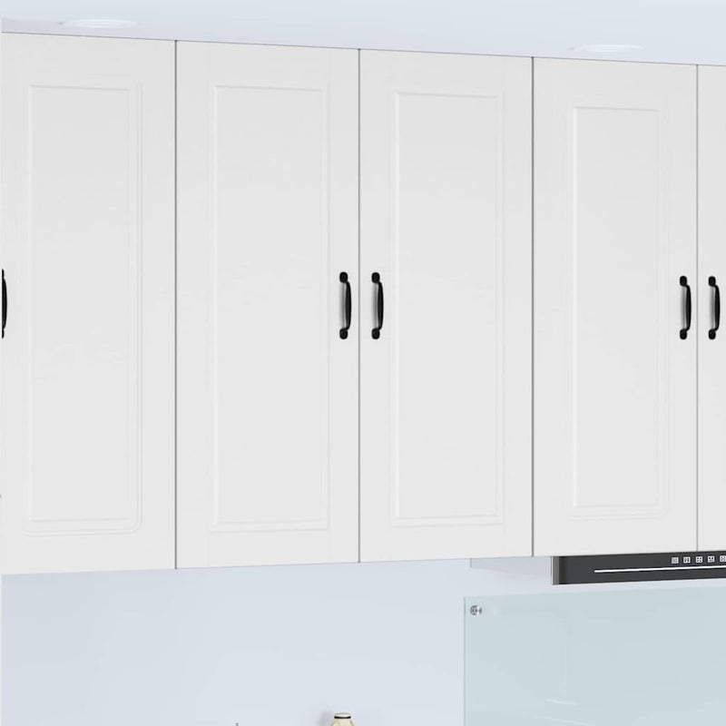 vidaXL Kitchen Cabinet with Shelf High Gloss White 80 x 31 x 100 cm