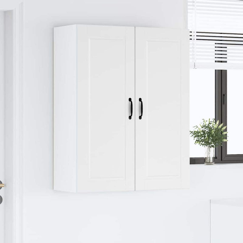 vidaXL Kitchen Cabinet with Shelf High Gloss White 80 x 31 x 100 cm