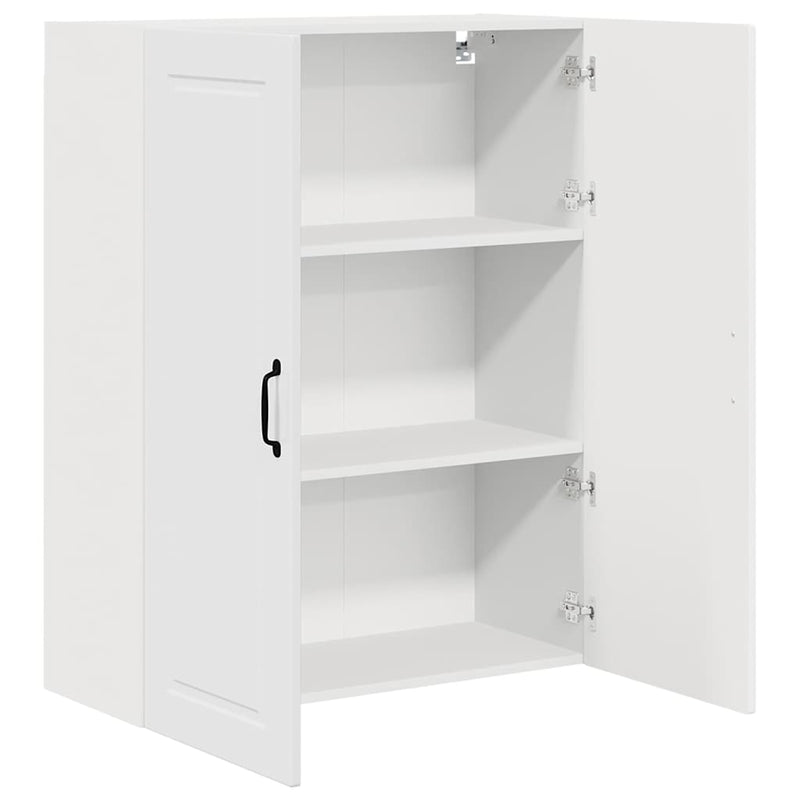 vidaXL Kitchen Cabinet with Shelf High Gloss White 80 x 31 x 100 cm