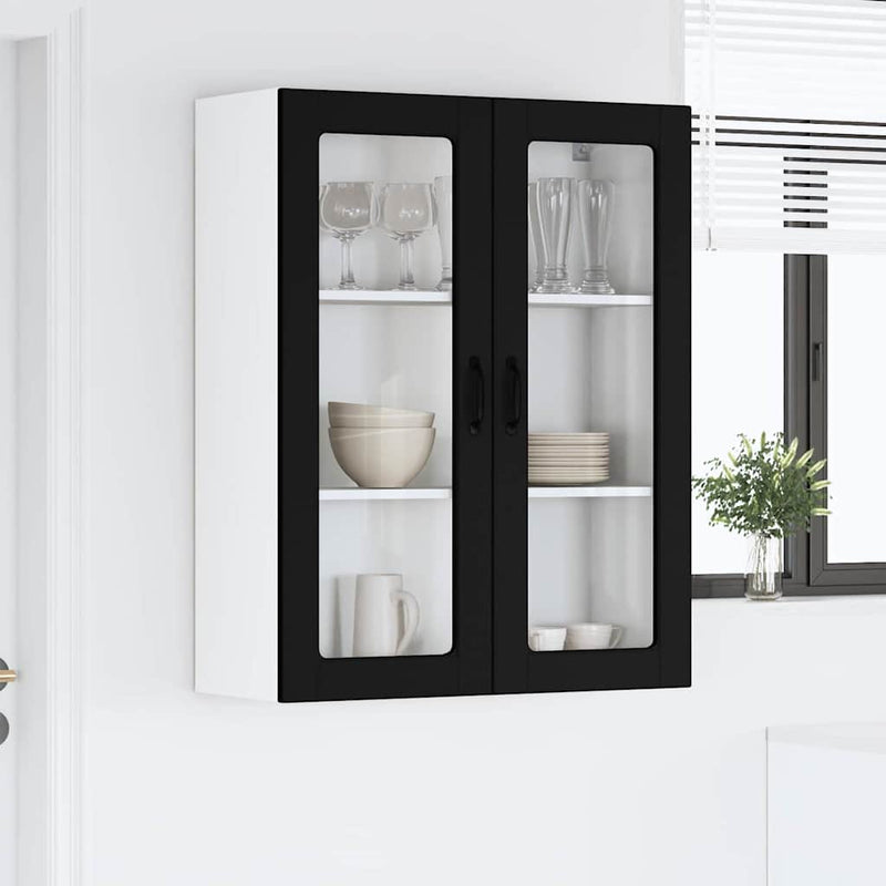 vidaXL Kitchen Cabinet Black 80 x 31 x 100 cm Engineered Wood