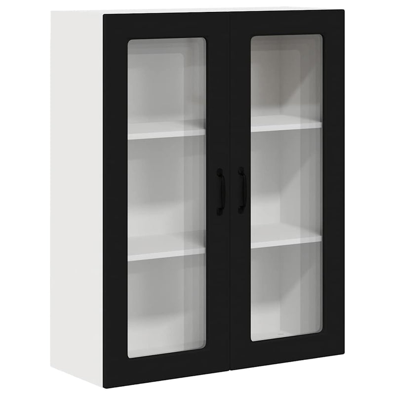 vidaXL Kitchen Cabinet Black 80 x 31 x 100 cm Engineered Wood