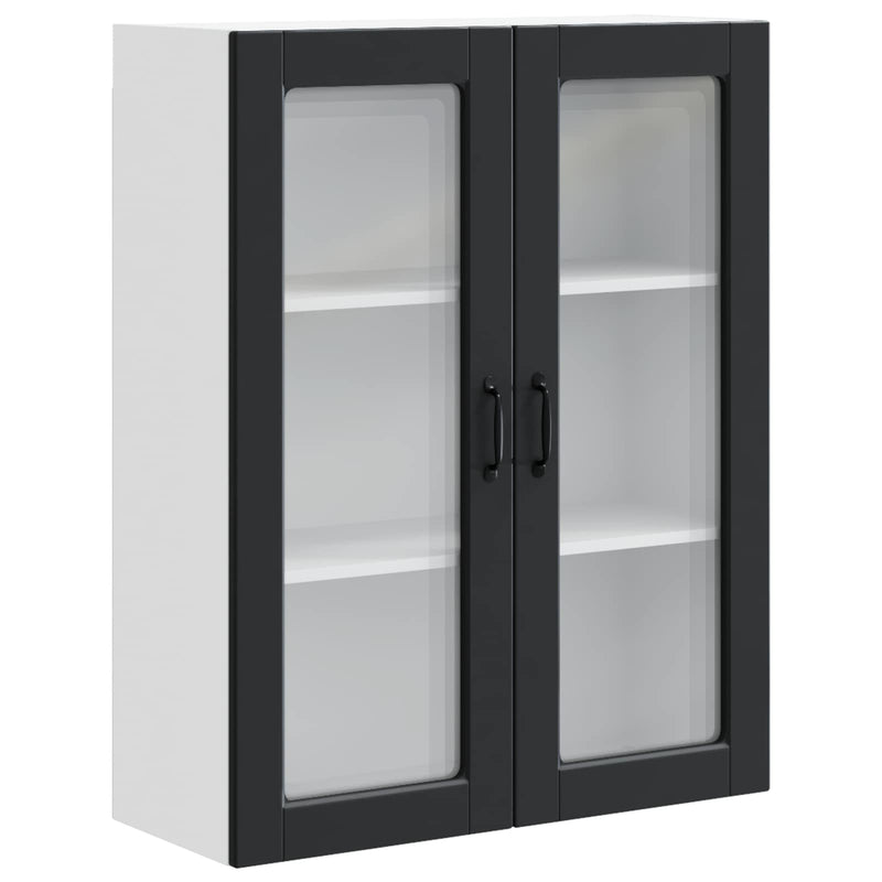vidaXL Kitchen Cabinet Black 80 x 31 x 100 cm Engineered Wood