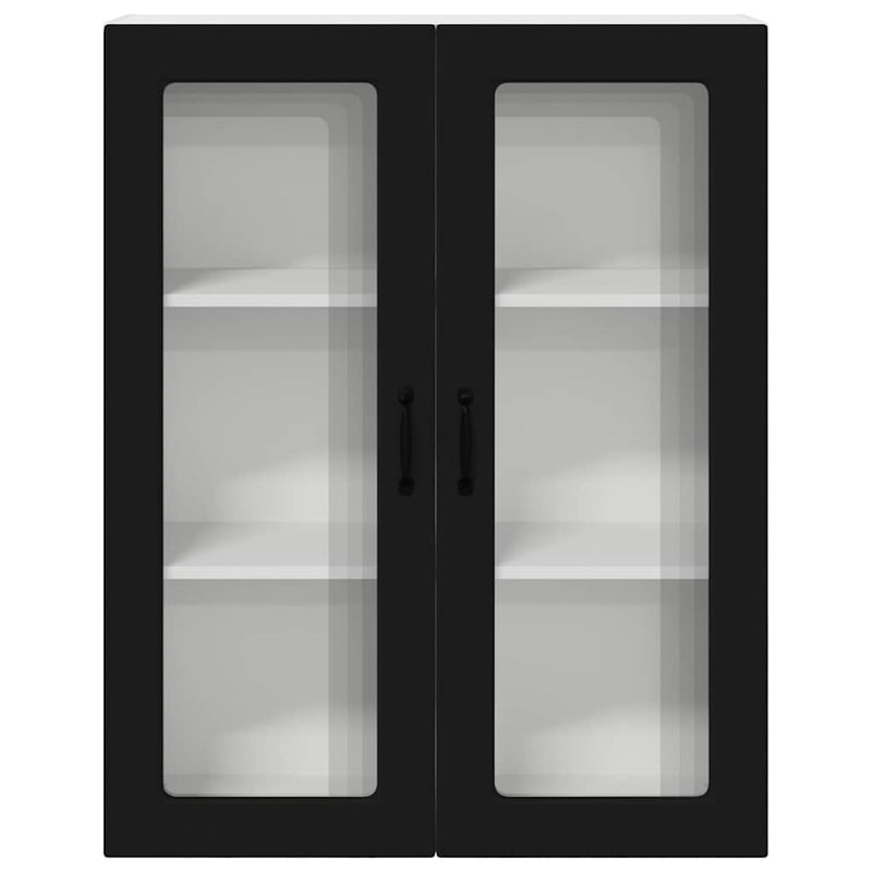 vidaXL Kitchen Cabinet Black 80 x 31 x 100 cm Engineered Wood