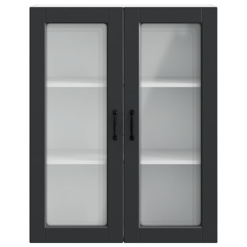 vidaXL Kitchen Cabinet Black 80 x 31 x 100 cm Engineered Wood