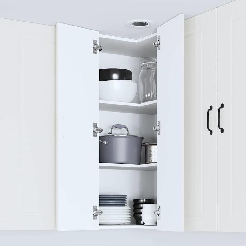 vidaXL Kitchen Cabinet White 57 x 57 x 100 cm Engineered Wood