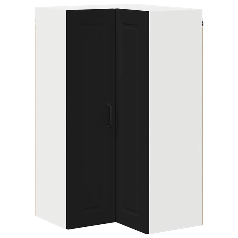 vidaXL Kitchen Cabinet Black 57 x 57 x 100 cm Engineered Wood
