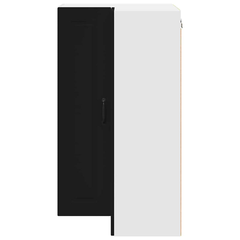 vidaXL Kitchen Cabinet Black 57 x 57 x 100 cm Engineered Wood