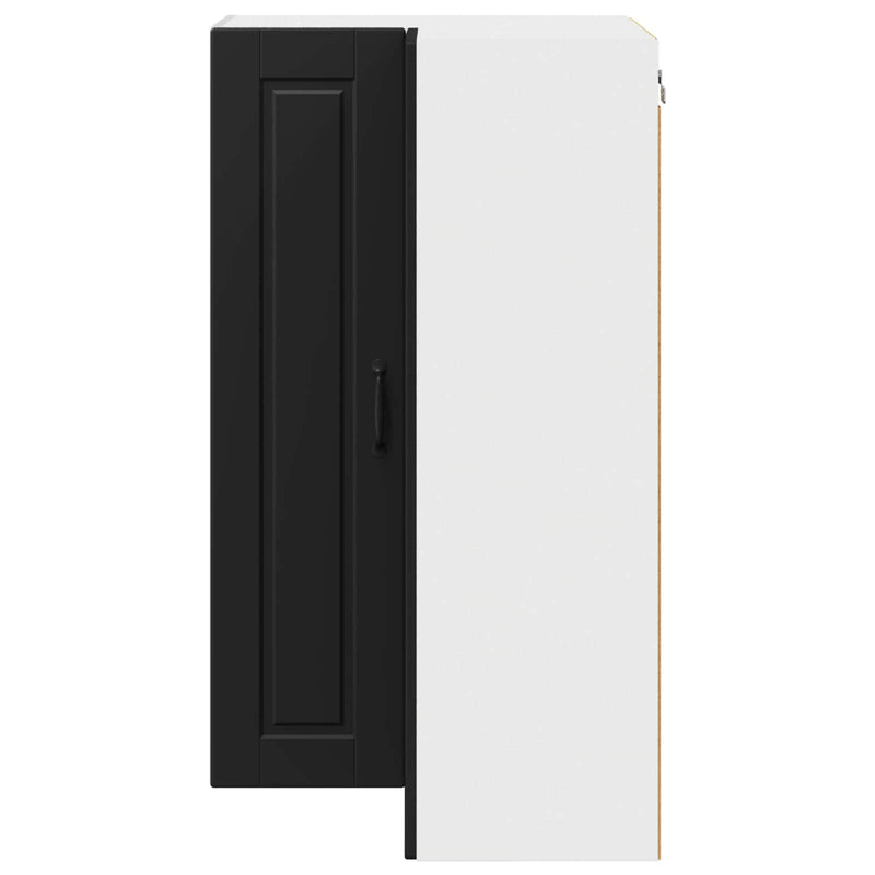 vidaXL Kitchen Cabinet Black 57 x 57 x 100 cm Engineered Wood