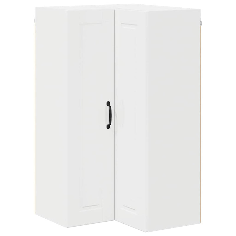 vidaXL Kitchen Cabinet with Shelf High Gloss White 57 x 57 x 100 cm