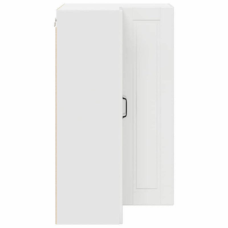 vidaXL Kitchen Cabinet with Shelf High Gloss White 57 x 57 x 100 cm