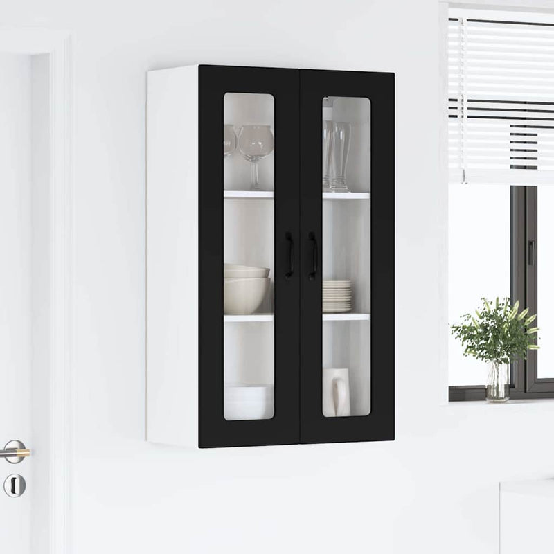 vidaXL Kitchen Cabinet Black 60 x 31 x 100 cm Engineered Wood