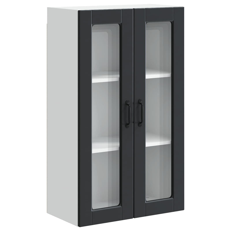 vidaXL Kitchen Cabinet Black 60 x 31 x 100 cm Engineered Wood