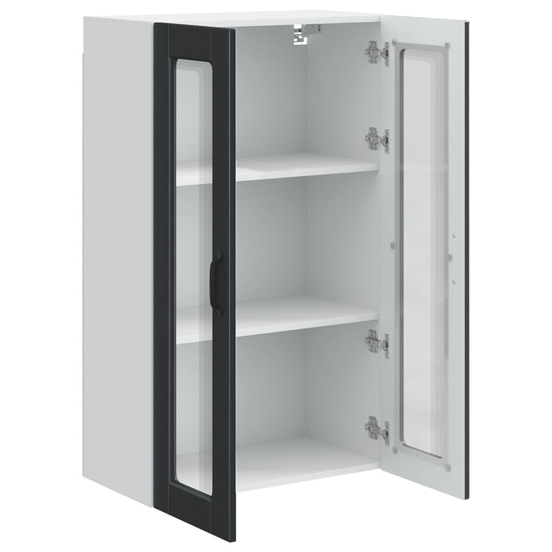 vidaXL Kitchen Cabinet Black 60 x 31 x 100 cm Engineered Wood