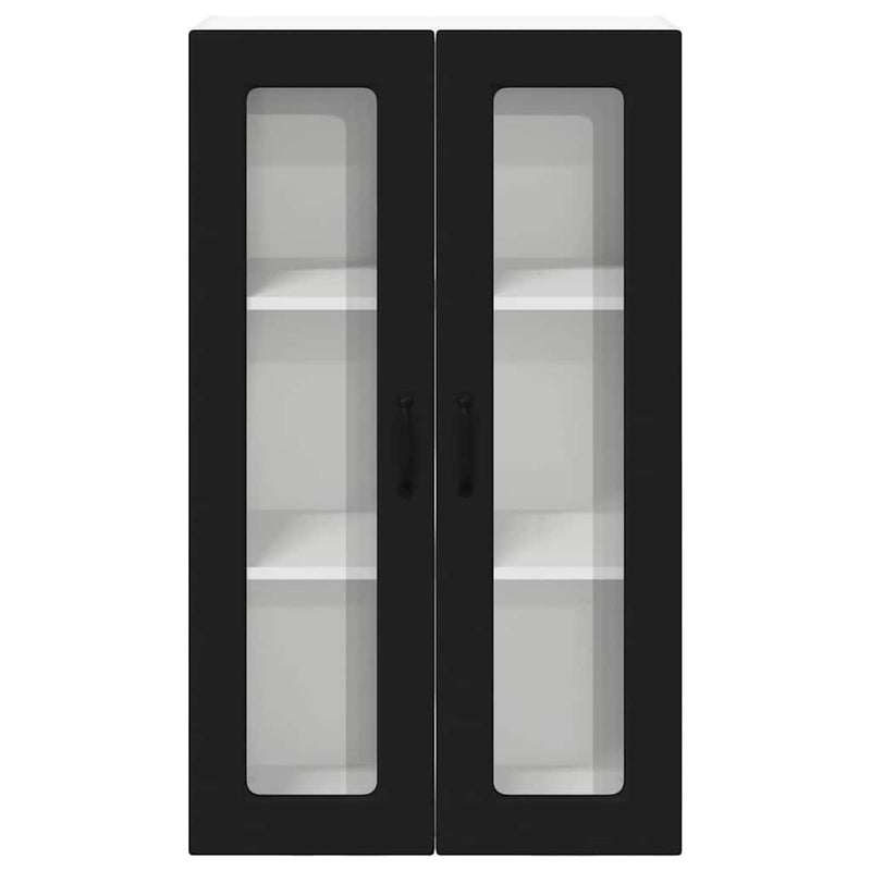 vidaXL Kitchen Cabinet Black 60 x 31 x 100 cm Engineered Wood