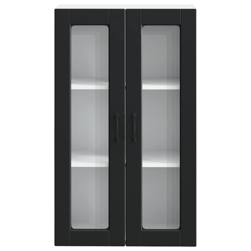 vidaXL Kitchen Cabinet Black 60 x 31 x 100 cm Engineered Wood