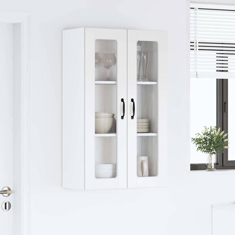 vidaXL Kitchen Cabinet with Shelf High Gloss White 60 x 31 x 100 cm