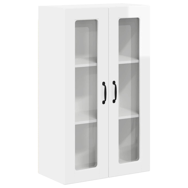vidaXL Kitchen Cabinet with Shelf High Gloss White 60 x 31 x 100 cm