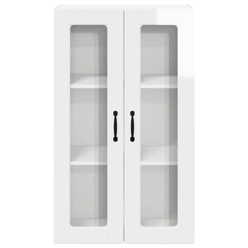 vidaXL Kitchen Cabinet with Shelf High Gloss White 60 x 31 x 100 cm
