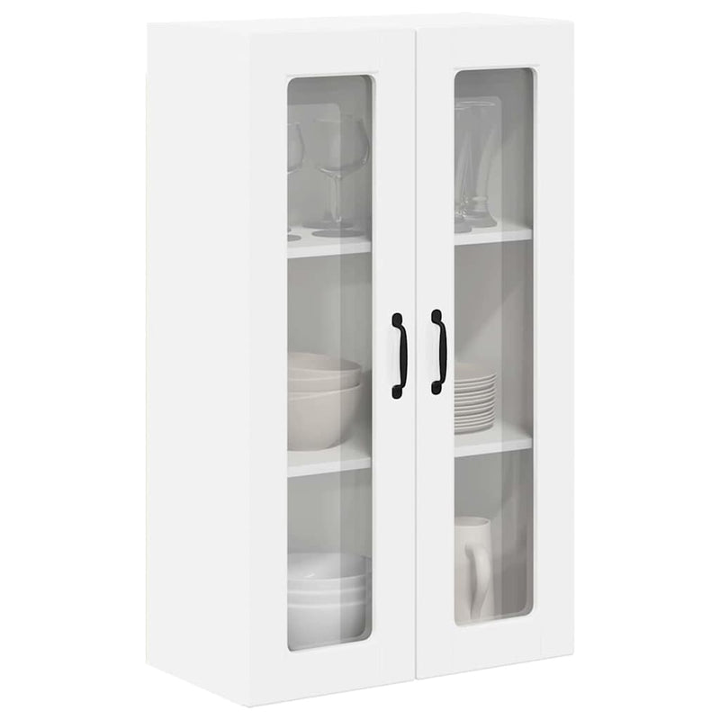 vidaXL Kitchen Cabinet with Shelf High Gloss White 60 x 31 x 100 cm