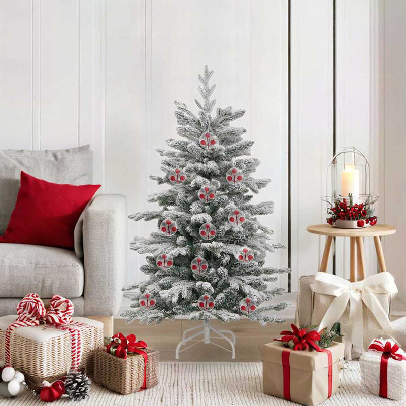 vidaXL Christmas Bauble Set 25 pcs Transparent Ø 8 cm