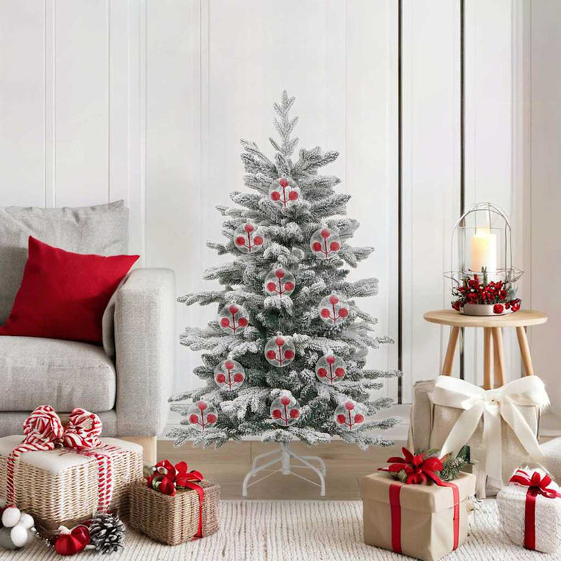 vidaXL Christmas Bauble Set 25 pcs Transparent Ø 10 cm