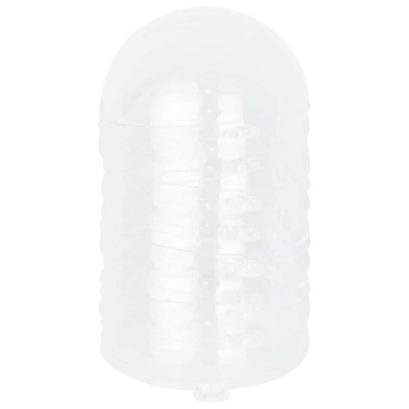 vidaXL Christmas Bauble Set 25 pcs Transparent Ø 10 cm