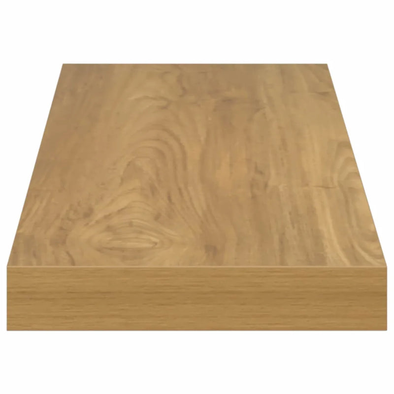 Wall Shelf 2 pcs Brown 60 x 23,5 x 3,8 cm Engineered Wood
