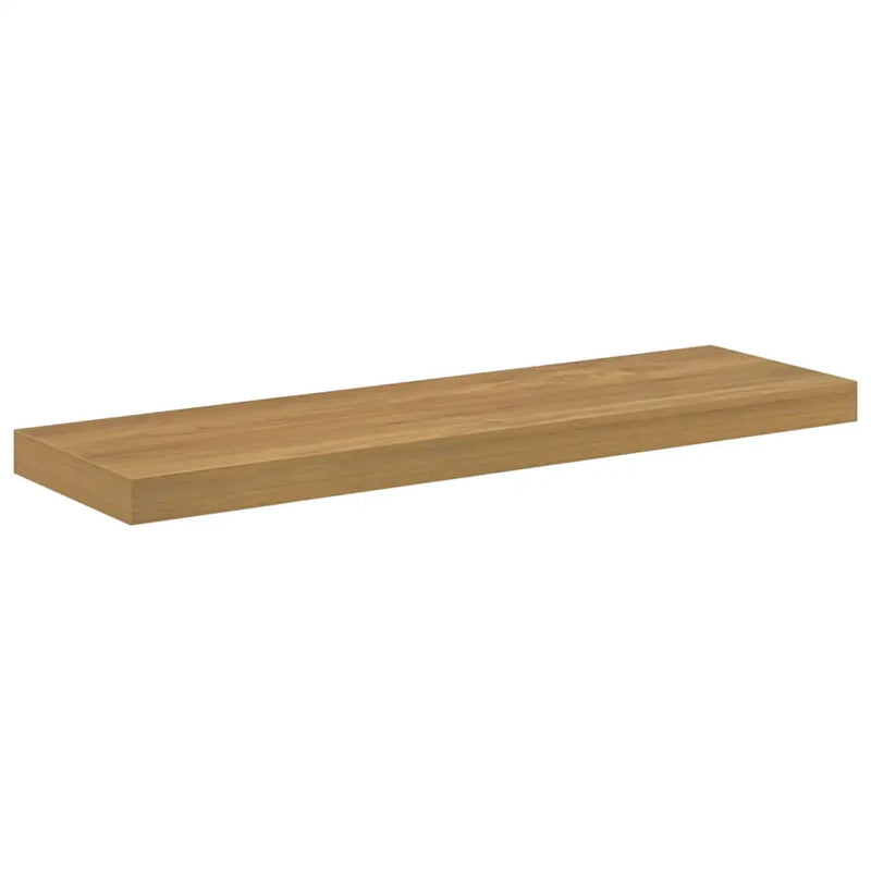 Wall Shelf 2 pcs Brown 80 x 23,5 x 3,8 cm Engineered Wood