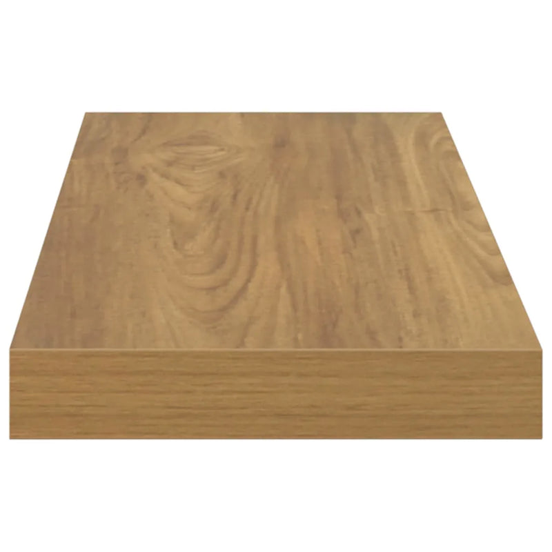 Wall Shelf 2 pcs Brown 80 x 23,5 x 3,8 cm Engineered Wood