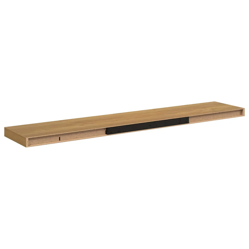 Wall Shelf 2 pcs Brown 120 x 23,5 x 3,8 cm Engineered Wood