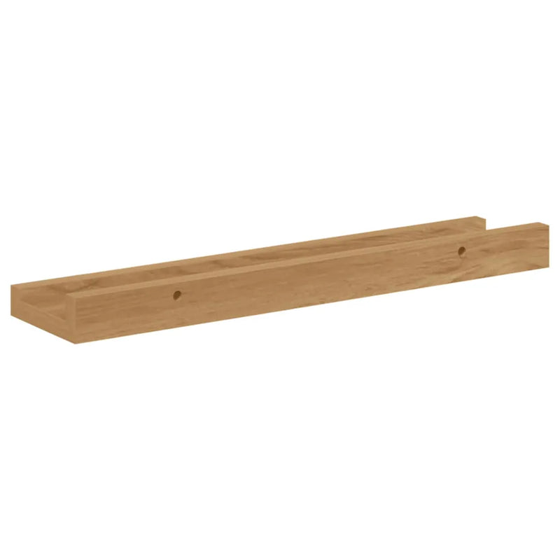 Wall Shelf 2 pcs Brown 40 x 9 x 3 cm Engineered Wood