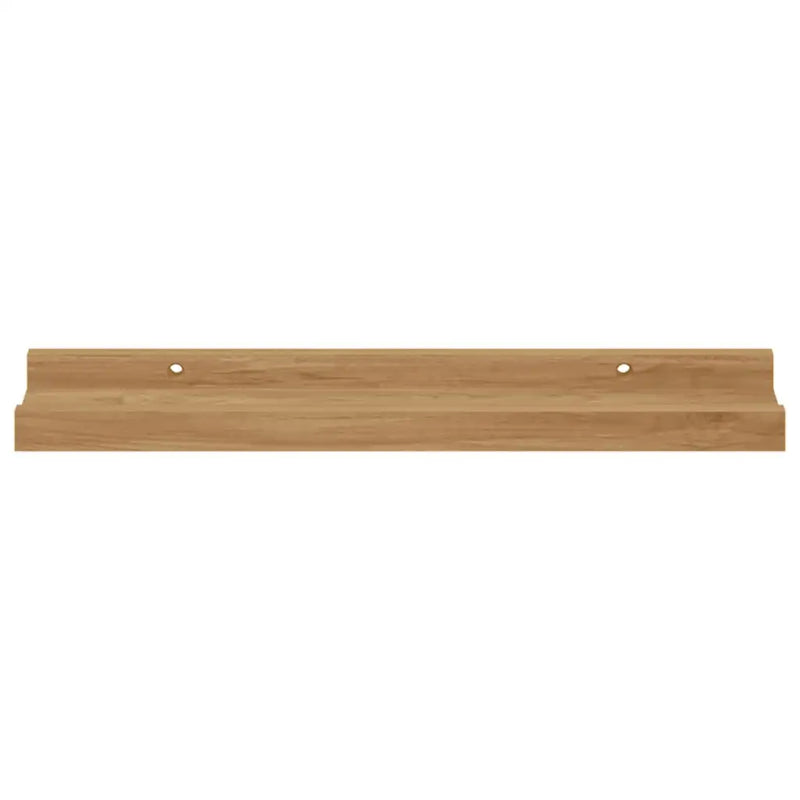 Wall Shelf 2 pcs Brown 40 x 9 x 3 cm Engineered Wood