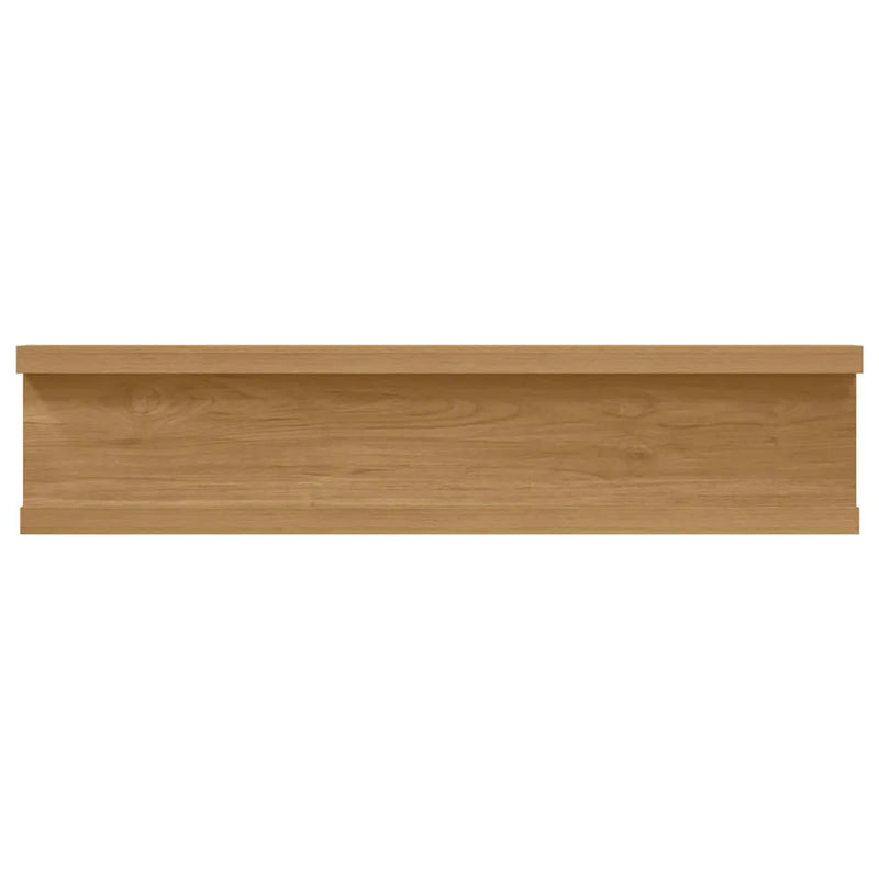 Wall Shelf 2 pcs Brown 40 x 9 x 3 cm Engineered Wood