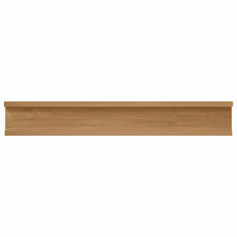 Wall Shelf 2 pcs Brown 60 x 9 x 3 cm Engineered Wood