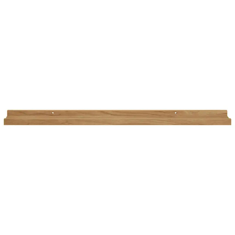 Wall Shelf 2 pcs Brown 80 x 9 x 3 cm Engineered Wood