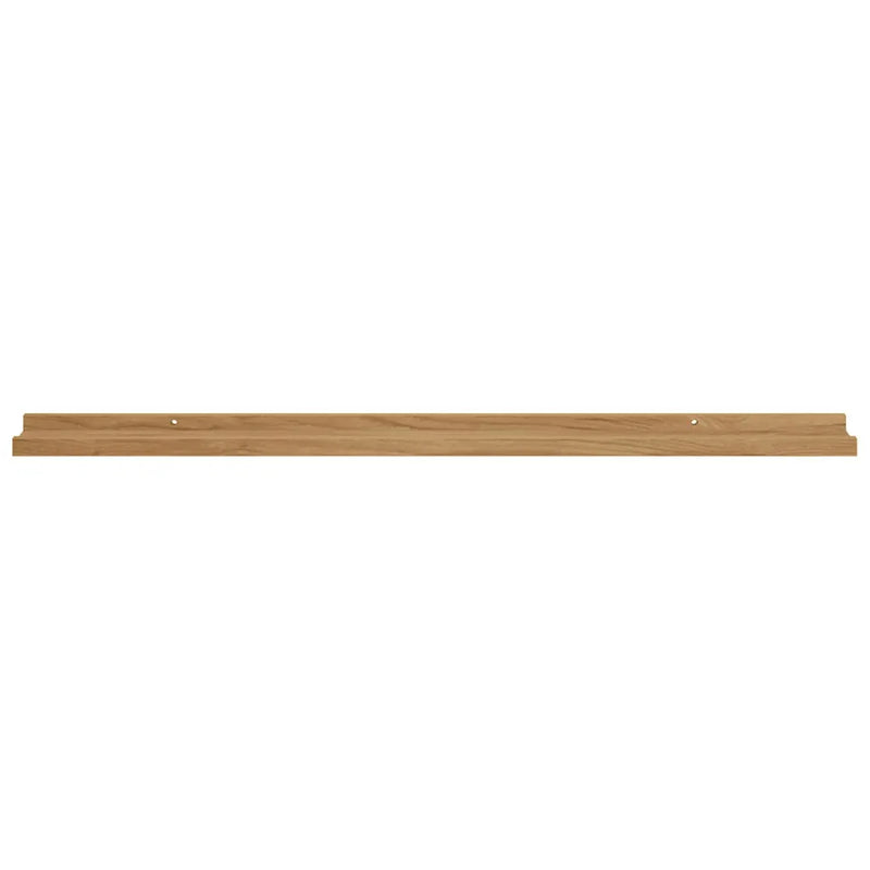 Wall Shelf 2 pcs Brown 100 x 9 x 3 cm Engineered Wood