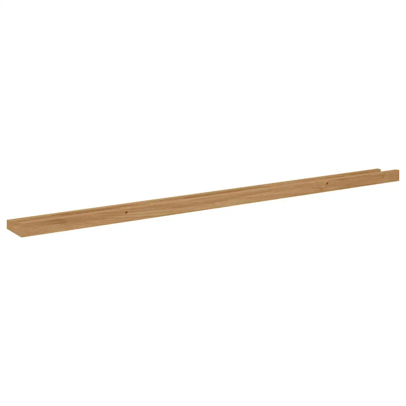 Wall Shelf 2 pcs Brown 115 x 9 x 3 cm Engineered Wood