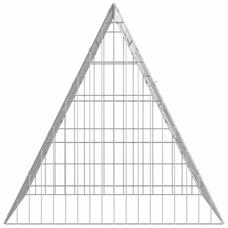 vidaXL Rabbit Cage Silver 650 x 55 x 55 cm Galvanised Steel