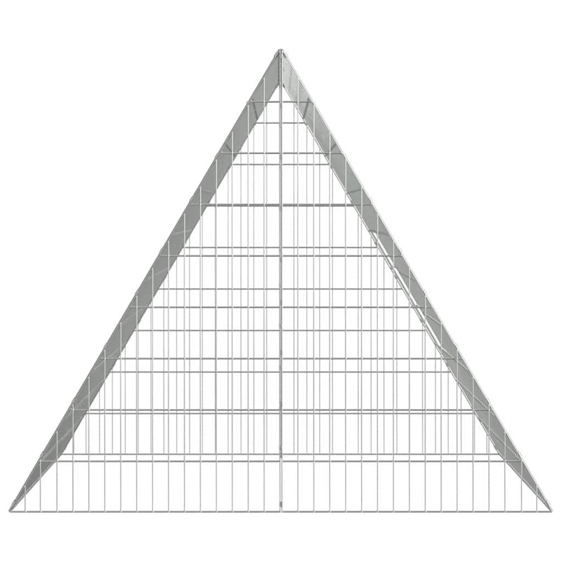 vidaXL Rabbit Cage Silver 215 x 100 x 85 cm Galvanised Steel