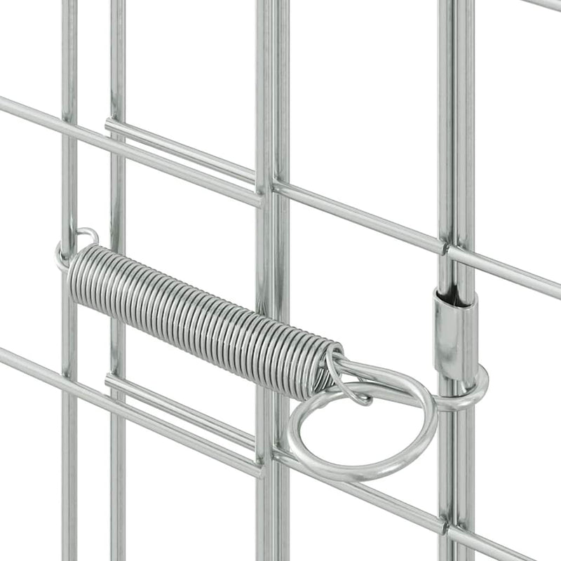 Rabbit Cage Silver 300 x 100 x 210 cm Galvanised Steel