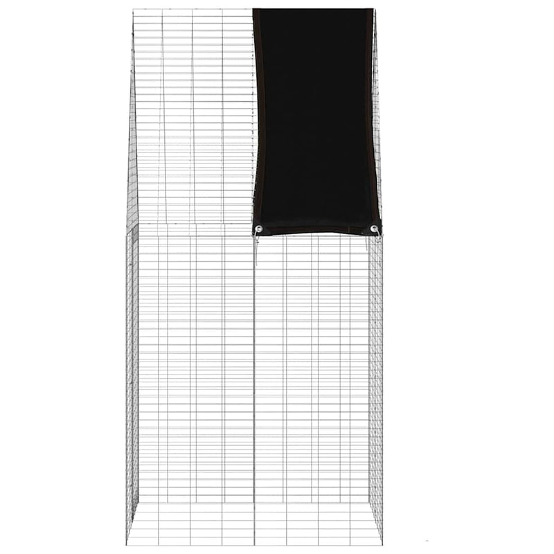 Rabbit Cage Silver 100 x 100 x 210 cm Galvanised Steel