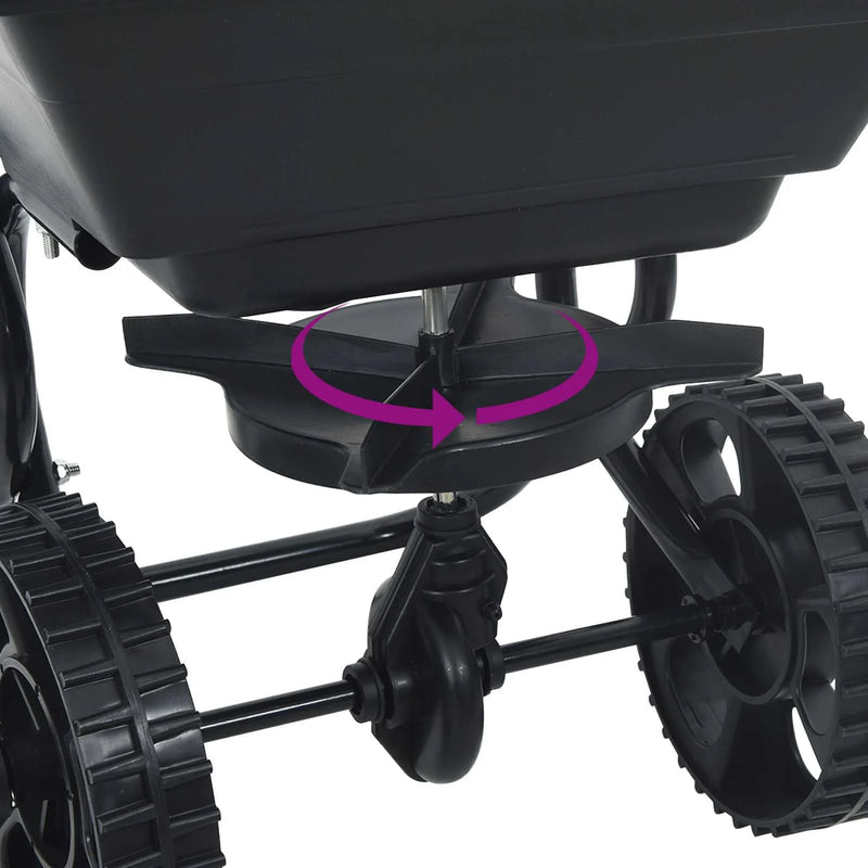 Spreader Black 82 x 46 x 75 cm PVC and Steel