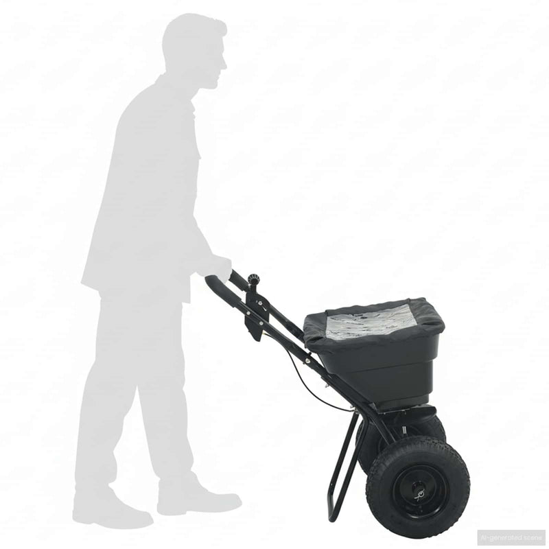 Spreader Black 53 x 81.5 x 78 cm PVC and Steel