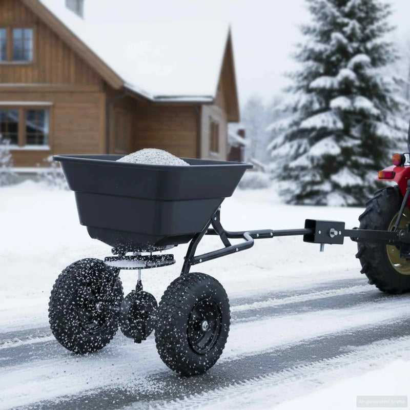 Spreader Black 53 x 108 x 74 cm PVC and Steel
