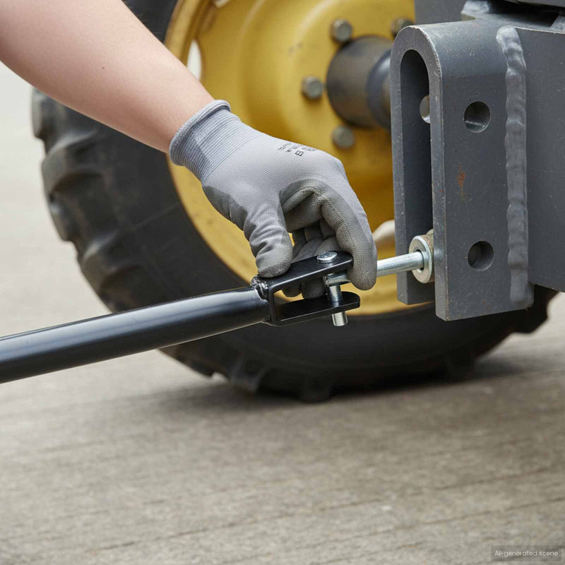 Spreader Black 53 x 108 x 74 cm PVC and Steel