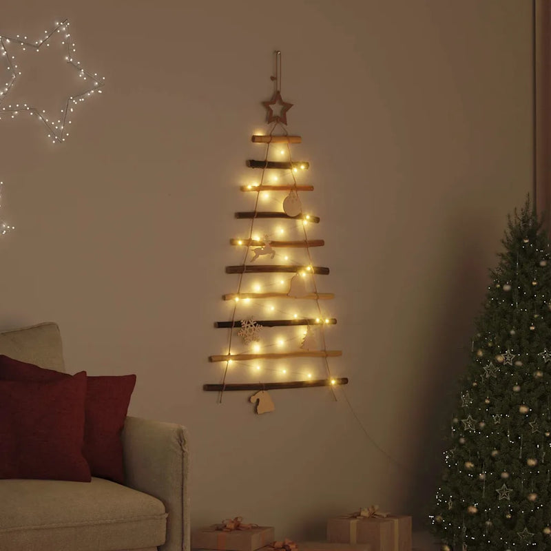 Christmas Tree Natural 90 cm Solid Ash Wood