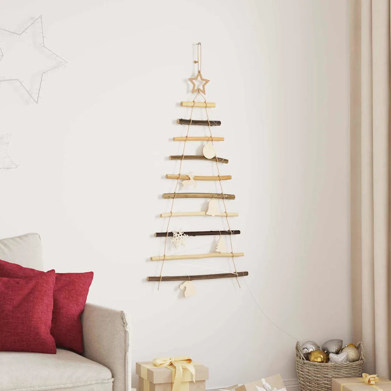 Christmas Tree Natural 90 cm Solid Ash Wood