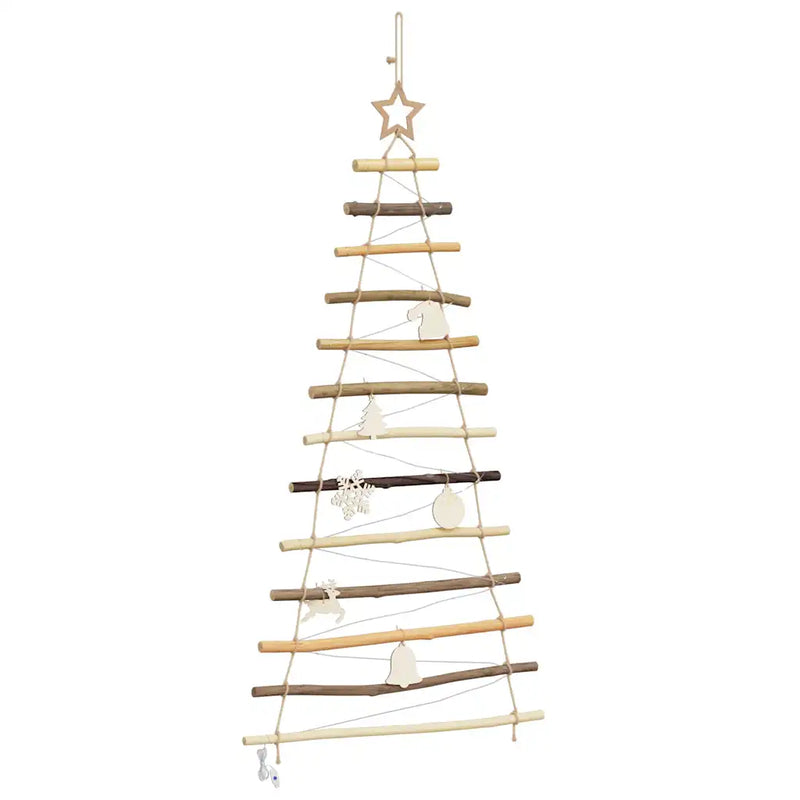 Christmas Tree Natural 120 cm Solid Ash Wood